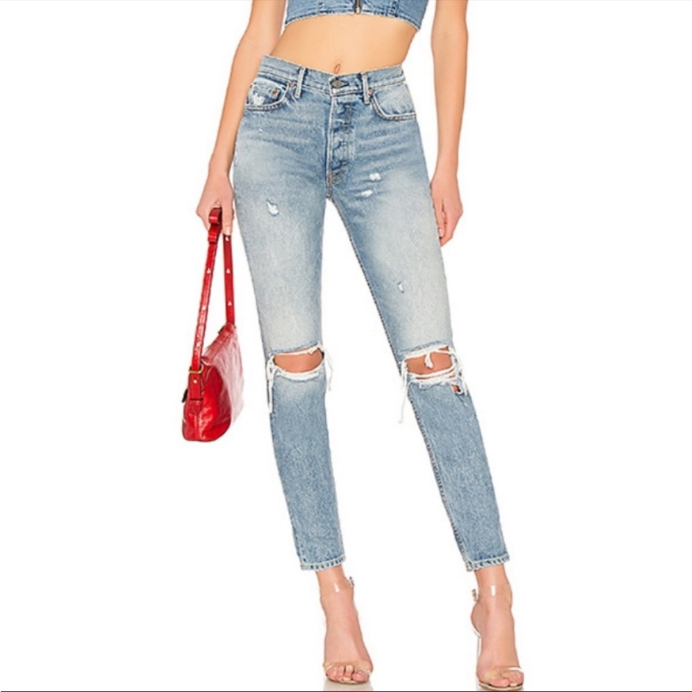GRLFRND Karolina high rise skinny jean waist 28 | inseam 29